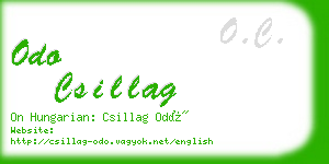 odo csillag business card